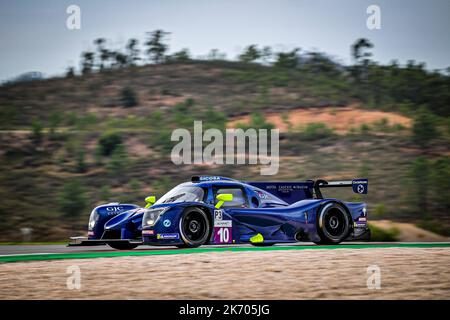 10 CLOET Tom (bel), LLOVERAS Xavier (Spa), VAN BERLO Glen (nld), Eurointernational, Ligier JS P320 - Nissan, Aktion während der 4 Stunden von Portimao 2022, 6. Lauf der 2022 European Le Mans Series auf dem Algarve International Circuit vom 14. Bis 16. Oktober in Portimao, Portugal - Foto Paulo Maria / DPPI Stockfoto