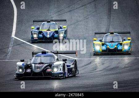 27 DOQUIN Antoine (Fra), FOUBERT Jean-Ludovic (Fra), Maulini Nicolas (SWI), Cool Racing, Ligier JS P320 - Nissan, Aktion während der 4 Stunden von Portimao 2022, 6. Rennen der 2022 European Le Mans Series auf dem Algarve International Circuit vom 14. Bis 16. Oktober in Portimao, Portugal - Foto Paulo Maria / DPPI Stockfoto