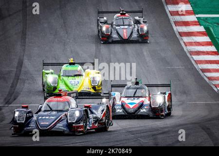 22 GAMBLE Tom (gbr), HANSON Philip (gbr), TAPPY Duncan (gbr), United Autosports, Oreca 07 - Gibson, Aktion während der 4 Stunden von Portimao 2022, 6. Lauf der 2022 European Le Mans Series auf dem Algarve International Circuit vom 14. Bis 16. Oktober in Portimao, Portugal - Foto Paulo Maria / DPPI Stockfoto