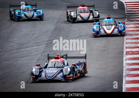 22 GAMBLE Tom (gbr), HANSON Philip (gbr), TAPPY Duncan (gbr), United Autosports, Oreca 07 - Gibson, Aktion während der 4 Stunden von Portimao 2022, 6. Lauf der 2022 European Le Mans Series auf dem Algarve International Circuit vom 14. Bis 16. Oktober in Portimao, Portugal - Foto Paulo Maria / DPPI Stockfoto