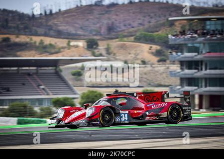 34 AITKEN Jack (gbr), EASTWOOD Charlie (irl), YOLUC Salih (tur), Racing Team Turkey, Areca 07 - Gibson, Aktion während der 4 Stunden von Portimao 2022, 6. Lauf der 2022 European Le Mans Series auf dem Algarve International Circuit vom 14. Bis 16. Oktober in Portimao, Portugal - Foto: Paulo Maria/DPPI/LiveMedia Stockfoto