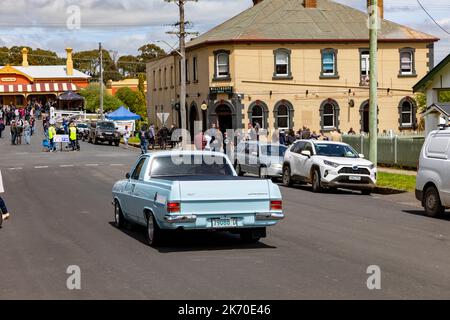 1966 Holden HR Ute Oldtimer im historischen Millthorpe im regionalen New South Wales, NSW, Australien Stockfoto