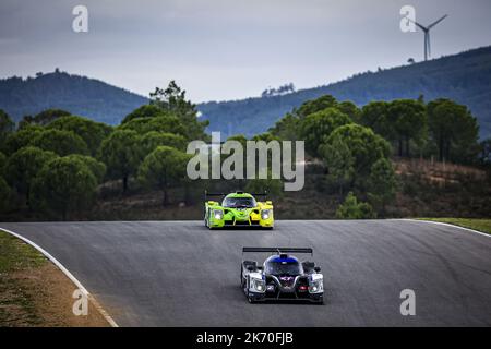 27 DOQUIN Antoine (Fra), FOUBERT Jean-Ludovic (Fra), Maulini Nicolas (SWI), Cool Racing, Ligier JS P320 - Nissan, Action während der 4 Stunden von Portimao 2022, 6. Lauf der 2022 European Le Mans Series auf dem Algarve International Circuit vom 14. Bis 16. Oktober in Portimao, Portugal - Foto: Paulo Maria/DPPI/LiveMedia Stockfoto