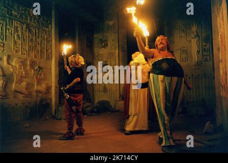 CHRISTIAN CLAVIER, Gerard Depardieu, CLAUDE RICH, Asterix und Obelix: MISSION CLEOPATRA, 2002 Stockfoto