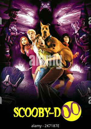 SARAH MICHELLE GELLAR, FREDDIE PRINZE JR, MATTHEW LILLARD, SCOOBI, LINDA CARDELLINI, SCOOBY-DOO, 2002 Stockfoto