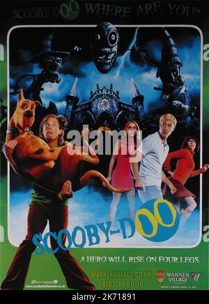 FILMPOSTER, SCOOBY-DOO, 2002 Stockfoto