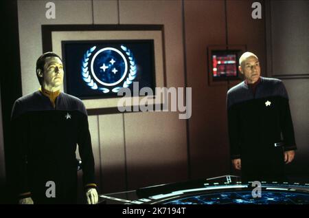 BRENT SPINER, Patrick Stewart, STAR TREK: NEMESIS 2002 Stockfoto