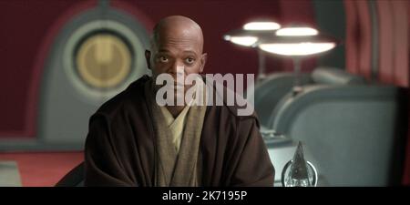 SAMUEL L. JACKSON, Star Wars: Episode II - Angriff der Klonkrieger 2002 Stockfoto