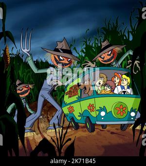 VOGELSCHEUCHEN, DOO, SHAGGY, VELMA, DAPHNE, FRED, WHAT'S NEW SCOOBY-DOO?, 2002 Stockfoto