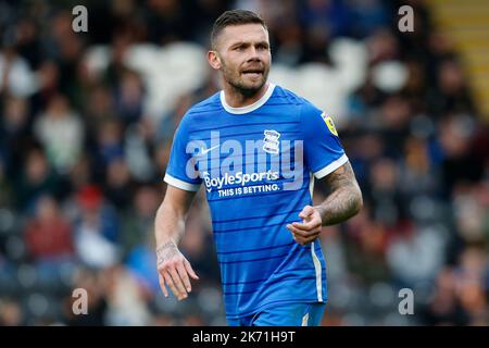 Hull, Großbritannien. 16. Oktober 2022. Harlee Dean #12 von Birmingham City während des Sky Bet Championship-Spiels Hull City gegen Birmingham City im MKM Stadium, Hull, Großbritannien, 16.. Oktober 2022 (Foto von Ben Early/News Images) in Hull, Großbritannien am 10/16/2022. (Foto von Ben Early/News Images/Sipa USA) Quelle: SIPA USA/Alamy Live News Stockfoto