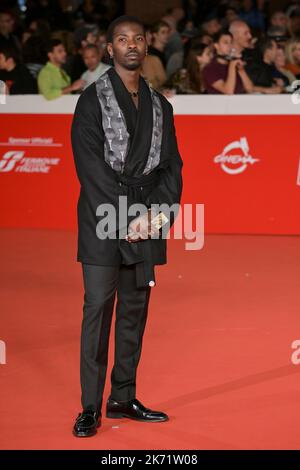 Rom, Italien. 16. Oktober 2022. Jyuddah Jaymes besucht den roten Teppich von Django la Serie beim Rome Film Fest im Auditorium Parco della Musica. (Foto: Mario Cartelli/SOPA Images/Sipa USA) Quelle: SIPA USA/Alamy Live News Stockfoto