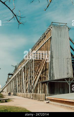 Salzproduktion in Deutschland Stockfoto