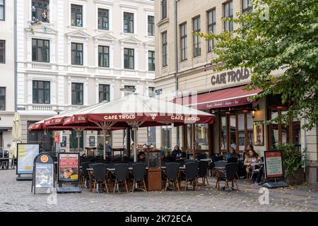 Vesterbro Bezirk in Kopenhagen Stockfoto