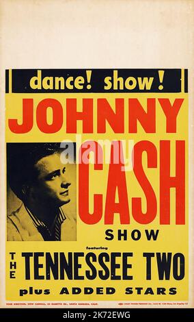 Johnny Cash und die Tennessee Two 1950s 60s Stockfoto