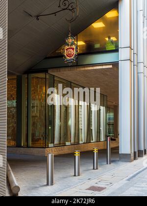 Neue Court London Rothschild & Co London - Rothschild & Co Hauptsitz Gebäude am neuen Gericht in der Stadt von London. Architekten OMA Rem Koolhaas 2011 Stockfoto