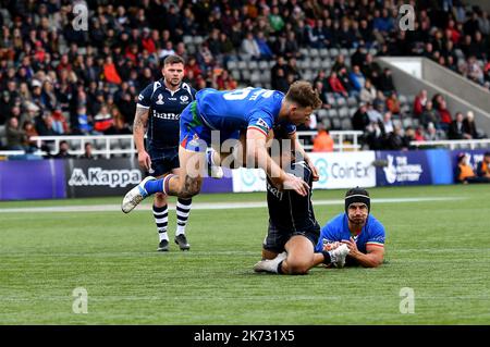 6/10/2022 RLWC2021, Schottland gegen Italien, Kingston Park, Newcastle, Schottland kämpfte hart für einen Versuch, nachdem Italien das Spiel gewann 4-28, UK Credit: Robert Chambers/Alamy Live News Stockfoto