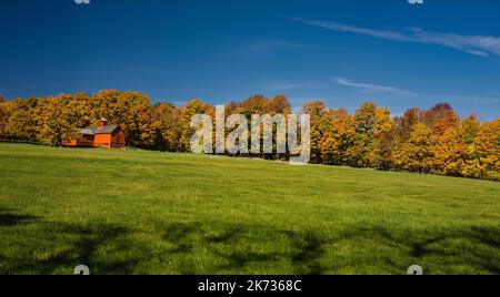 Barn William Cullen Bryant Homestead   Cummington, Massachusetts, USA Stockfoto