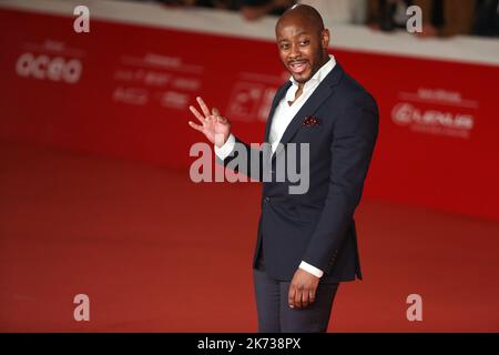 Rom, Italien. 16. Oktober 2022. Eric Kole besucht den roten Teppich des Films 'Django - La Serie' bei der Eröffnung des Rome Film Fest im Auditorium Parco della Musica. (Foto von Davide Di Lalla/SOPA Images/Sipa USA) Quelle: SIPA USA/Alamy Live News Stockfoto