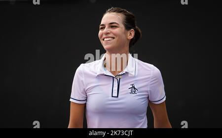 Guadalajara, Mexiko - 15. Oktober 2022, Ajla Tomljanovic aus Australien beim Training vor dem WTA Guadalajara Open Akron WTA 1000 Tennisturnier 2022 am 15. Oktober 2022 in Guadalajara, Mexiko - Foto: Rob Prange/DPPI/LiveMedia Stockfoto