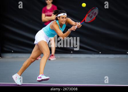 Guadalajara, Mexiko - 15. Oktober 2022, Caroline Garcia aus Frankreich beim Training vor dem WTA Guadalajara Open Akron WTA 1000 Tennisturnier 2022 am 15. Oktober 2022 in Guadalajara, Mexiko - Foto: Rob Prange/DPPI/LiveMedia Stockfoto