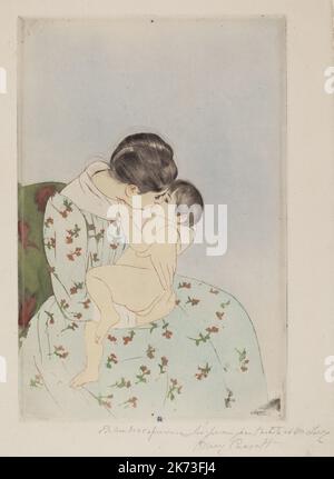 Mary Stevenson Cassatt 1844 - 1926 - amerikanische Malerin und Grafikerin, eine der drei großen Damen des Impressionismus. Stockfoto