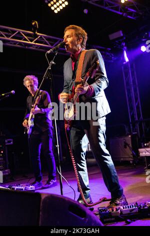 Mailand Italien. 16. Oktober 2022. Die amerikanische Band THE DREAM SYNDICATE tritt während der 'Ultraviolet Battle Hymns and True Confessions Tour' live auf der Bühne im Circolo Magnolia auf. Stockfoto