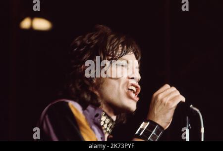 Philippe Gras / Le Pictorium - The Rolling Stones - 03/10/1970 - Frankreich / Ile-de-France (Region) / Paris - Konzert der Rolling Stones im Palais des Sports in Lyon, 3. Oktober 1970 Stockfoto