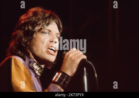 Philippe Gras / Le Pictorium - The Rolling Stones - 03/10/1970 - Frankreich / Ile-de-France (Region) / Paris - Konzert der Rolling Stones im Palais des Sports in Lyon, 3. Oktober 1970 Stockfoto
