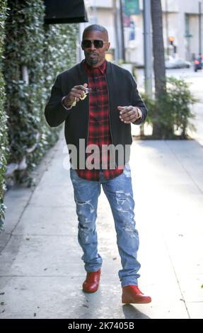 LOS ANGELES 23/11/2016 Jamie Foxx in Beverly Hills. Stockfoto