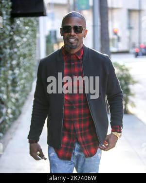 LOS ANGELES 23/11/2016 Jamie Foxx in Beverly Hills. Stockfoto