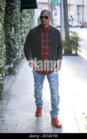 LOS ANGELES 23/11/2016 Jamie Foxx in Beverly Hills. Stockfoto