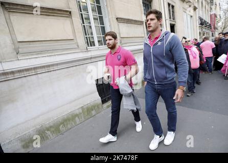 Krisengespräche über eine umstrittene Fusion der französischen Rugby-Clubs Racing 92 und Stade Francais werden am Montag wieder aufgenommen, teilte die französische Rugby-Liga (LNR) nach mehrstündigen Gesprächen am Freitag mit. Stockfoto