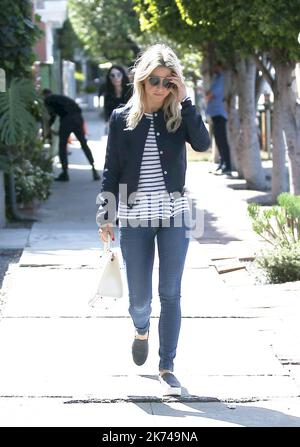 Julianne Hough am Melrose Place in West Hollywood. Stockfoto