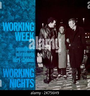 Arbeitswoche - original Vinyl Album Cover - Working Nights - 1985 Stockfoto