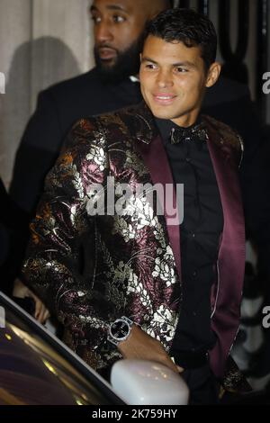 Paris, Frankreich, februar 3. 2018. Französischer Fußballstar der ersten Liga aus Paris Saint Germain PSG, Neymar, Jubiläumsfeier im Pavillon Cambon. Neymar da Silva Santos Júnior alias Neymar Jr ist 26. Stockfoto