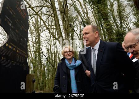 Prinz Albert II. Von Monaco, auch Prinz von Chateau Porcien genannt, ist in Frankreich zu sehen Stockfoto