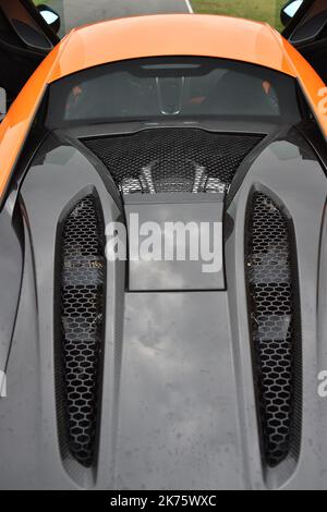 Test des McLaren 570 S in Lille am 5. Juni 2018. Stockfoto