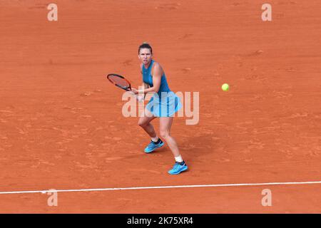 GEWINNER VON SIMONA HALEP (ROU) Stockfoto