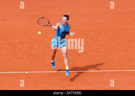 GEWINNER VON SIMONA HALEP (ROU) Stockfoto