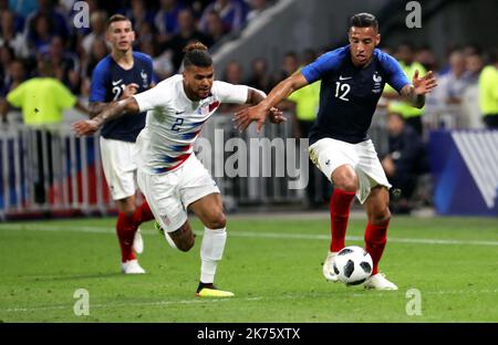 Action de Corentin Tolisso (Frankreich) Lors de la rencontre de Football Oppositan France à Etat-Unis au Groupama Stadium. Stockfoto