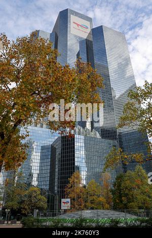 Paris, Frankreich. 16. Oktober 2022. Blick auf den Hauptturm der TotalEnergies-Gruppe in Paris. Kredit: SOPA Images Limited/Alamy Live Nachrichten Stockfoto
