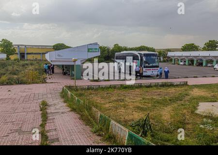 KARS, TÜRKEI - 18. JULI 2019: Busbahnhof (Otogar) in Kars, Türkei Stockfoto