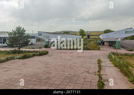 KARS, TÜRKEI - 18. JULI 2019: Busbahnhof (Otogar) in Kars, Türkei Stockfoto