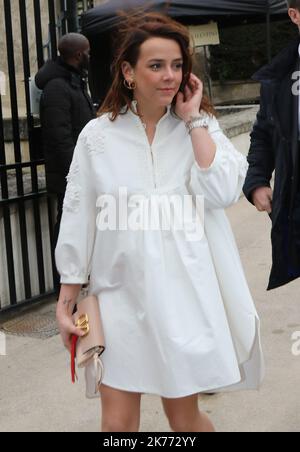 Pauline Ducruet nimmt an der Valentino Fashion Show im Rahmen der Paris Fashion Week 2019 Teil Stockfoto