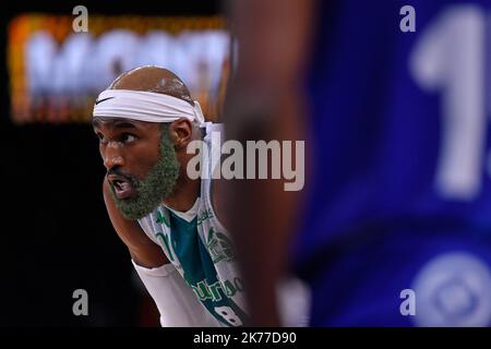 Finale de la Coupe de France de Basket 2019, BC Montbrison (NM2) VS Mulhouse Fasten BA (NM2) , a AccorHotels Arena, Paris le 10 Mai 2019. / 10/05/2019 - Frankreich / Ile-de-France (Region) / Paris - Finale des Basketball French Cup 2019, BC Montbrison (NM2) VS Mulhouse Fasten BA (NM2), am 10. Mai 2019 in der AccorHotels Arena, Paris. Stockfoto