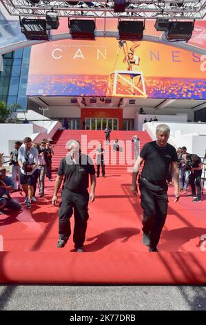 ©FRANCK CASTEL/MAXPPP - Illustration der jährlichen Filmfestspiele von Cannes 72. CANNES, FRANKREICH - MAI 14 die jährlichen Filmfestspiele von Cannes 72. am 14. Mai 2019 in Cannes, Frankreich. Stockfoto