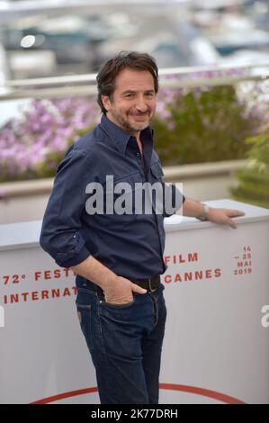 Edouard Baer besucht den Master of Ceremonies Photocall während der jährlichen Filmfestspiele von Cannes 72. am 14. Mai 2019 in Cannes, Frankreich. Stockfoto