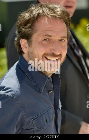 Edouard Baer besucht den Master of Ceremonies Photocall während der jährlichen Filmfestspiele von Cannes 72. am 14. Mai 2019 in Cannes, Frankreich. Stockfoto