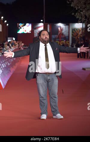 Rom, Italien. 16. Oktober 2022. ROM, ITALIEN - 16 2022. OKTOBER: Nicola Nocella nimmt am 16. Oktober 17. im Auditorium Parco della Musica in Rom, Italien, am roten Teppich von Django - The Series Teil. Kredit: dpa/Alamy Live Nachrichten Stockfoto