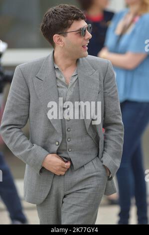 Regisseur Xavier Dolan nimmt an der Fotoschau für Matthias et Maxime Matthias und Maxime während der jährlichen Filmfestspiele von Cannes 72. am 23. Mai 2019 in Cannes, Frankreich, Teil. Stockfoto